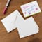 10 Sets of Ivory Flat Envelopes & Cards by Recollections™, 4.25" x 5.5"